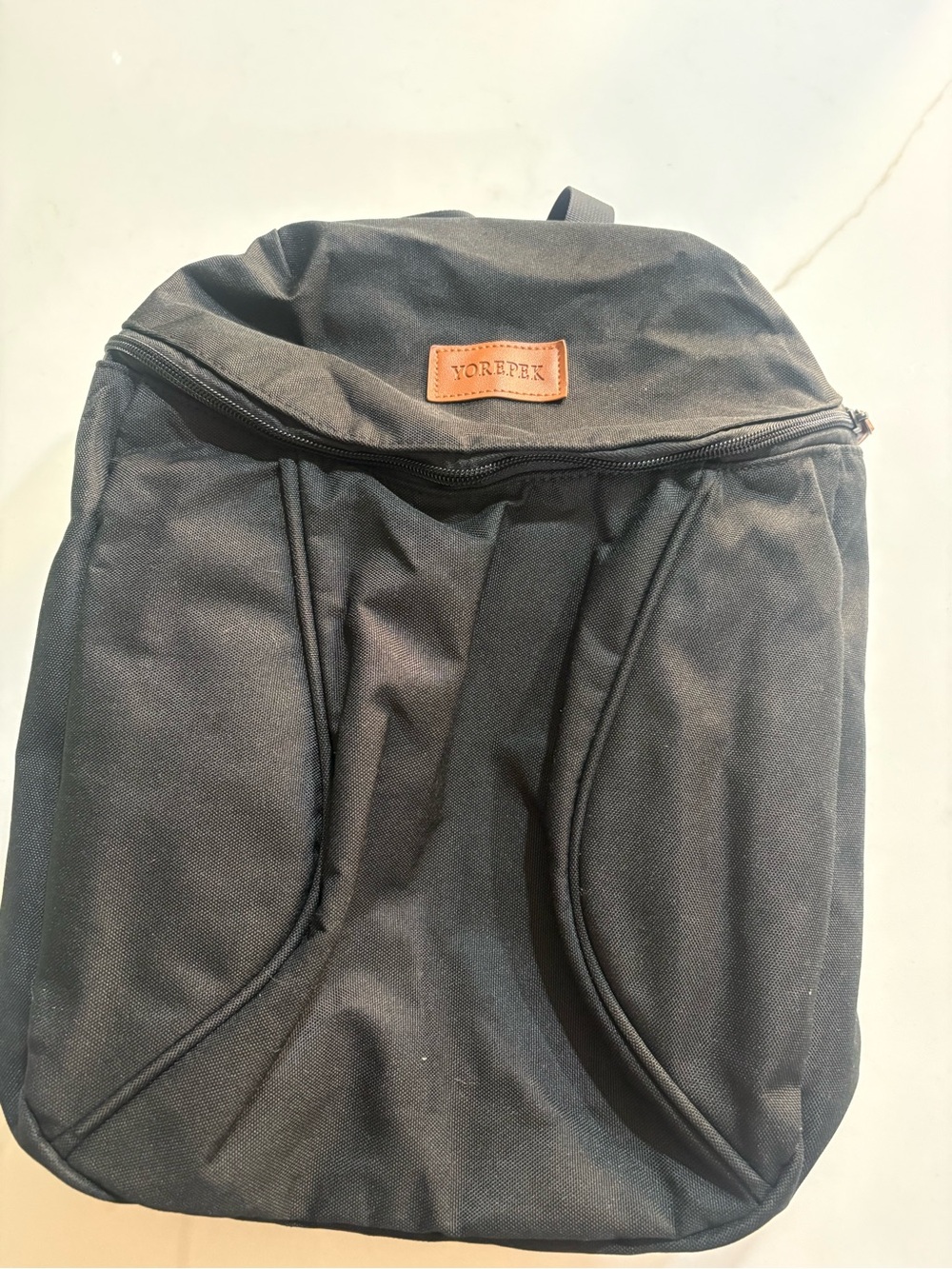 Black Men's Casual Backpack - Sleek Daily Carry